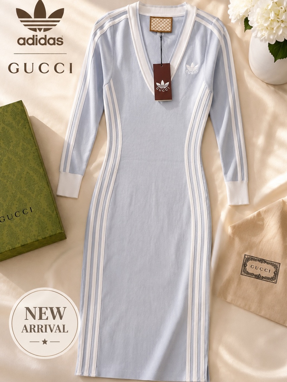 🤍 Women’s Knit Midi Dress 🤍